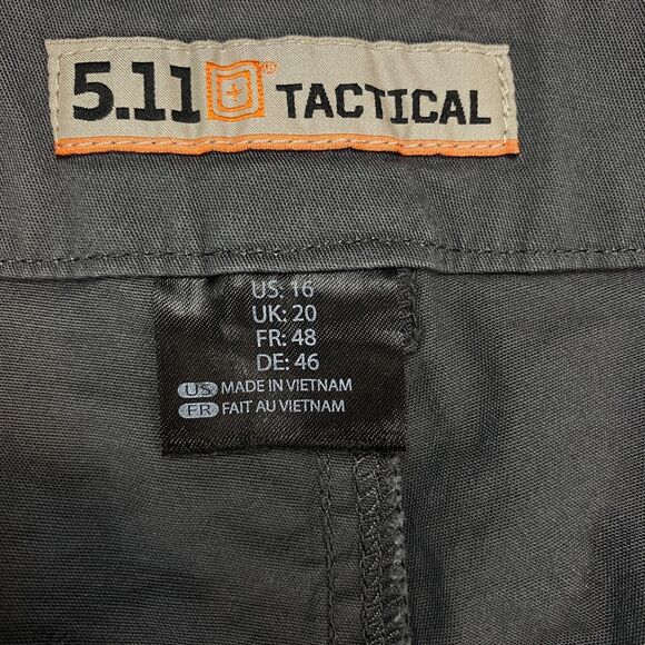 5.11 Tactical Women's Gray Shorts - Picture 5 of 11
